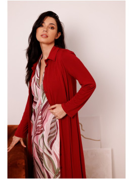 B283 Maxi print dress - model 1