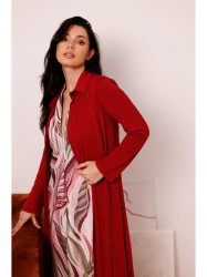 B283 Maxi print dress - model 1