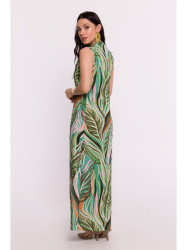 B283 Maxi print dress - model 4