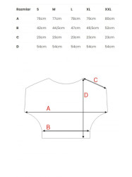 B287 Viscose top with an off-shoulder neckline - cappuccino