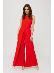 K184 Wide leg jumpsuit - coral
