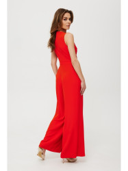 K184 Wide leg jumpsuit - coral