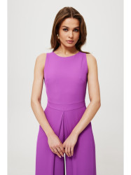K184 Wide leg jumpsuit - lavender