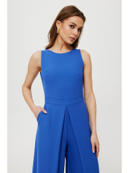 K184 Wide leg jumpsuit - blue