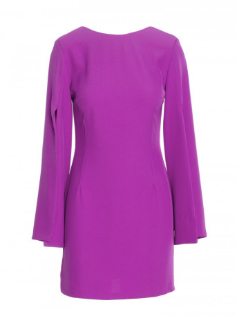 K190 Mini dress with split sleeves - lavender