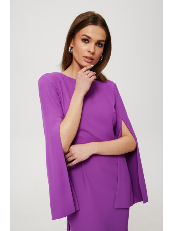 K190 Mini dress with split sleeves - lavender