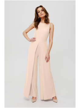 K184 Wide leg jumpsuit - cream