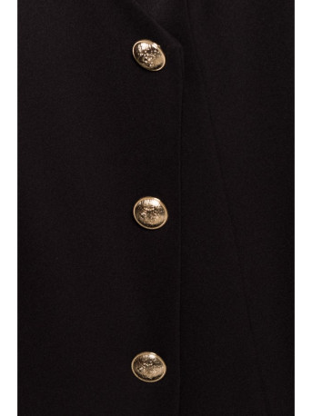 M793 Blazer dress with golden button - black