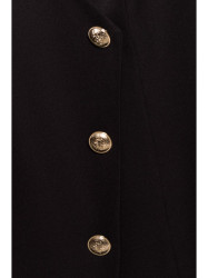 M793 Blazer dress with golden button - black