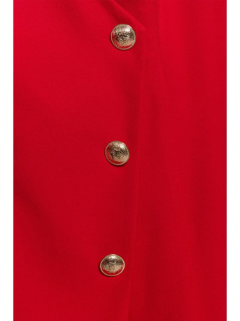 M793 Blazer dress with golden button - red