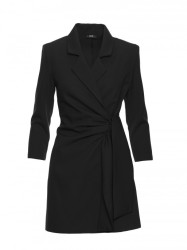 M796 Playsuit with a collar - black