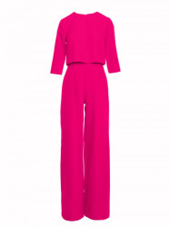 M798 Double layer top jumpsuit - fuchsia
