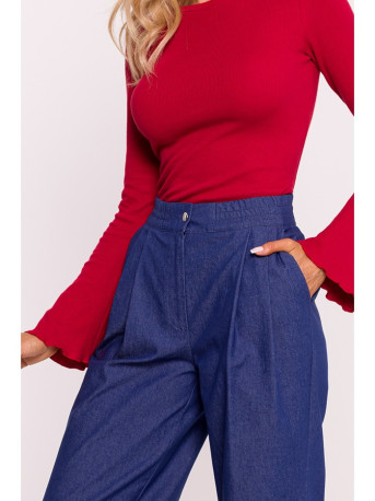 M799 Wide leg trousers - blue
