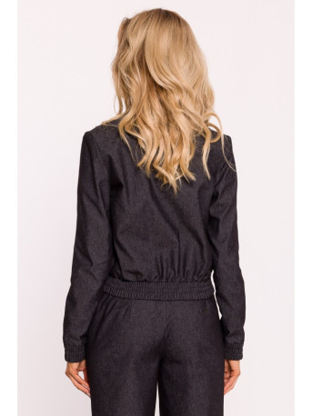 M800 Press stud bomber jacket - graphite