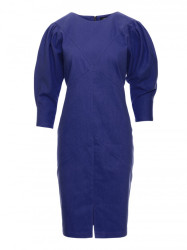 M803 Puff sleeve dress - blue