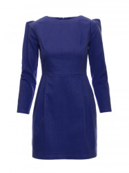 M805 Long-sleeved mini dress - blue