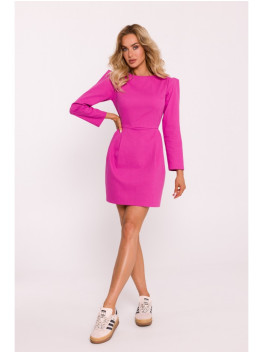 M805 Long-sleeved mini dress - pink
