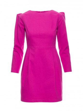 M805 Long-sleeved mini dress - pink