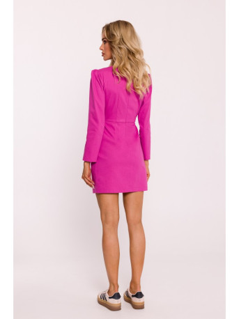 M805 Long-sleeved mini dress - pink