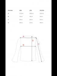 M806 Ribbed longsleeved top - black