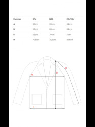 M808 Apkarpytas pliušinis švarkas - smėlio spalvos
