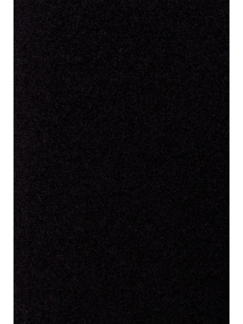 M808 Cropped teddy blazer - black