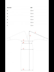 M810 Sweater dress with V-neck - ivory