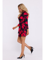 M797 Print playsuit with a collar - model 1