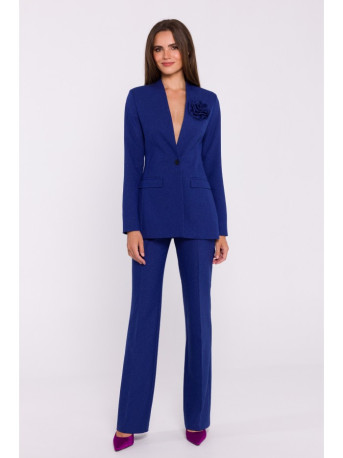 S370 Flower blazer - blue