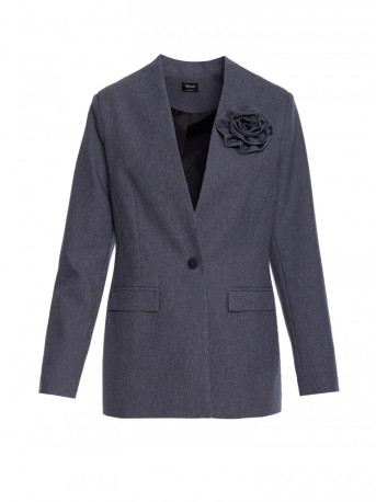 S370 Flower blazer - grey