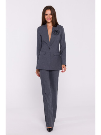 S370 Flower blazer - grey