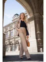 S371 Bootcut trousers - beige
