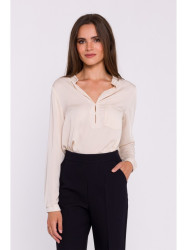 S375 Long-sleeved blouse - beige