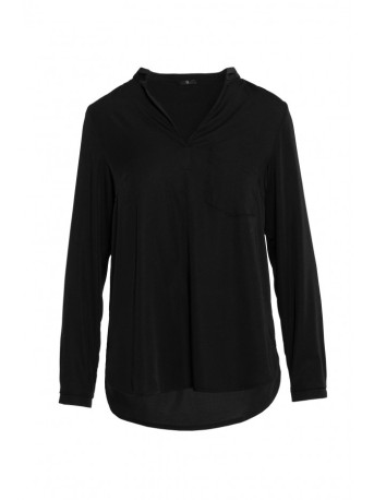 S375 Long-sleeved blouse - black