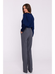 S375 Palaidinė ilgomis rankovėmis - tamsiai mėlyna