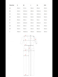 S377 Peplum kombinezonas - slyvinis