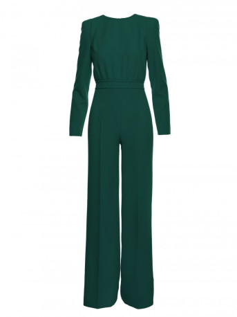 M811 Padded shoulder jumpsuit - bottle green