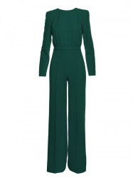 M811 Padded shoulder jumpsuit - bottle green