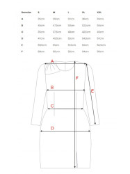 M814 Mini dress with shoulder bow - red