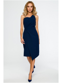M409 Pencil badeau dress - navy blue