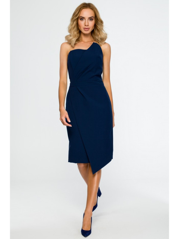 M409 Pencil badeau dress - navy blue