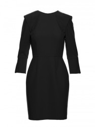 M815 Mini dress with split sleeves - black