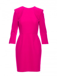 M815 Mini dress with split sleeves - fuchsia