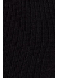 M816 Ribbed leggings with split leg design - black