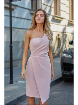 M409 Pencil badeau dress - powder