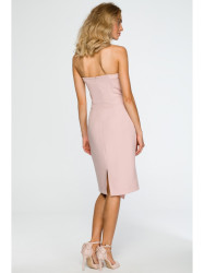 M409 Pencil badeau dress - powder