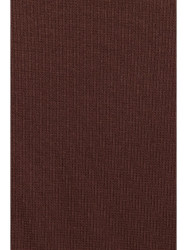 M818 Drop shoulder rib knit dress - brown