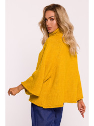 M822 Trapeze turtleneck sweater - honey