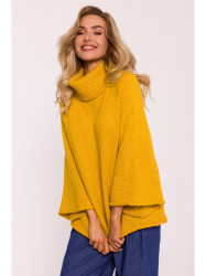 M822 Trapeze turtleneck sweater - honey