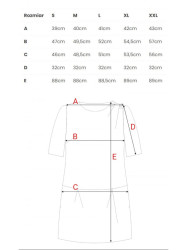 M422 Drop waist dress with a bow - navy blue